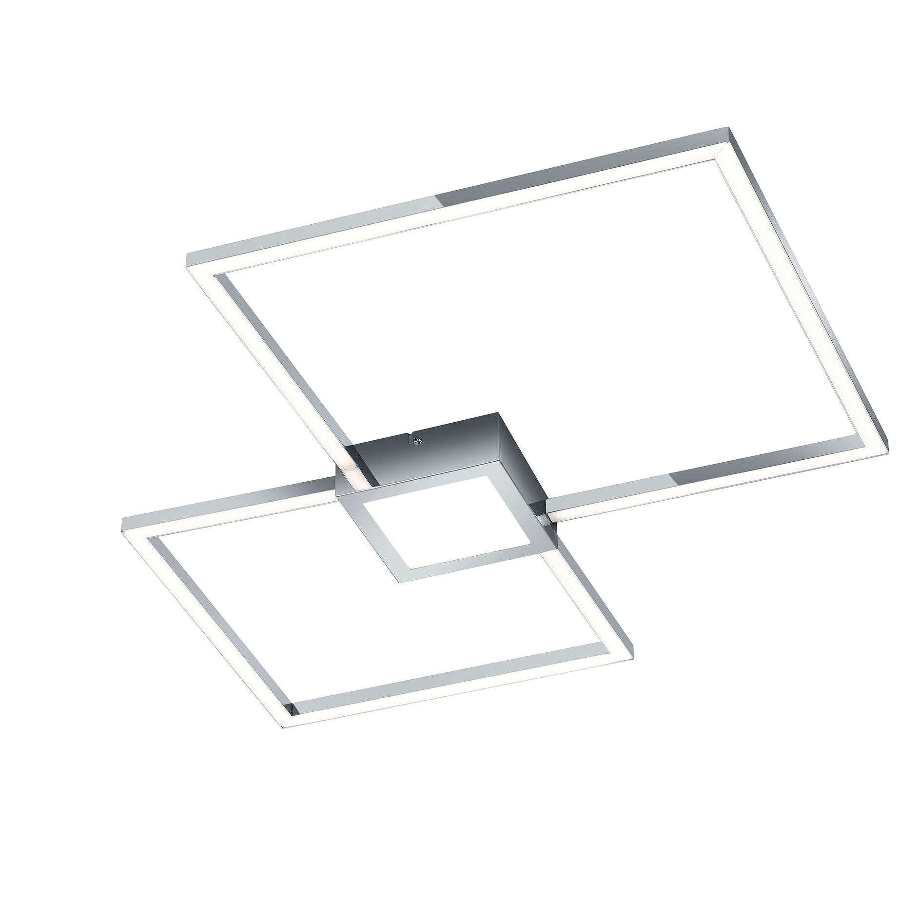 LED-Deckenleuchte - chromfarben - mit Switch Dimmer
