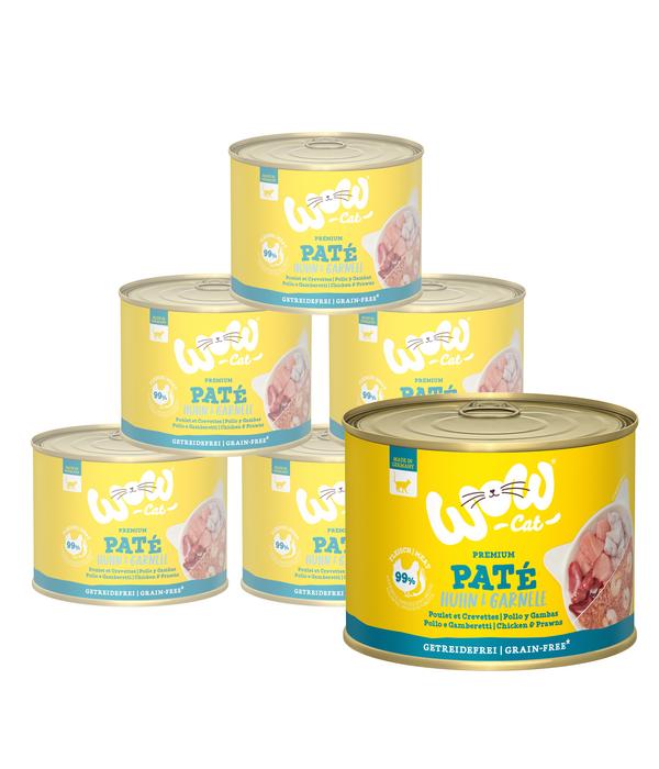 WOW® Cat Nassfutter für Katzen Premium Paté