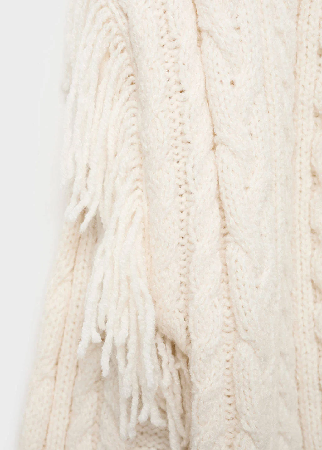 MANGO TEEN gebreid vest vest beige