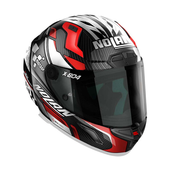 Nolan - Casque X-804 RS Ultra Carbon MotoGP Carbone / Blanc / Rouge