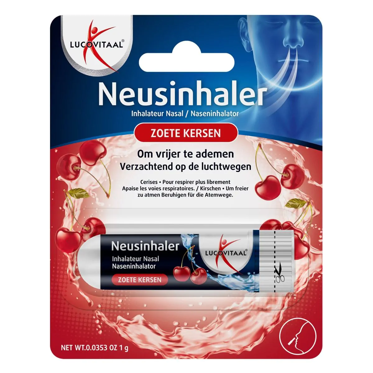 Neusinhaler Zoete Kersen 1g