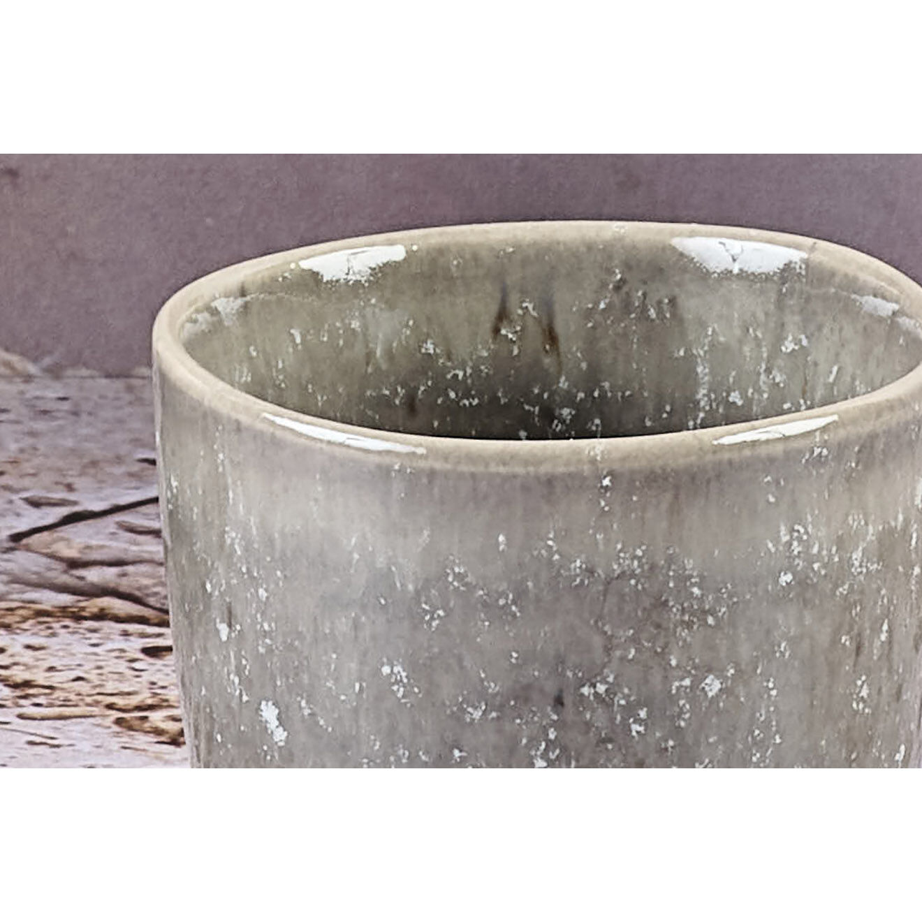 Bjorn 6 Tasses en Grès Stellar gris/anthracite - 15 cl