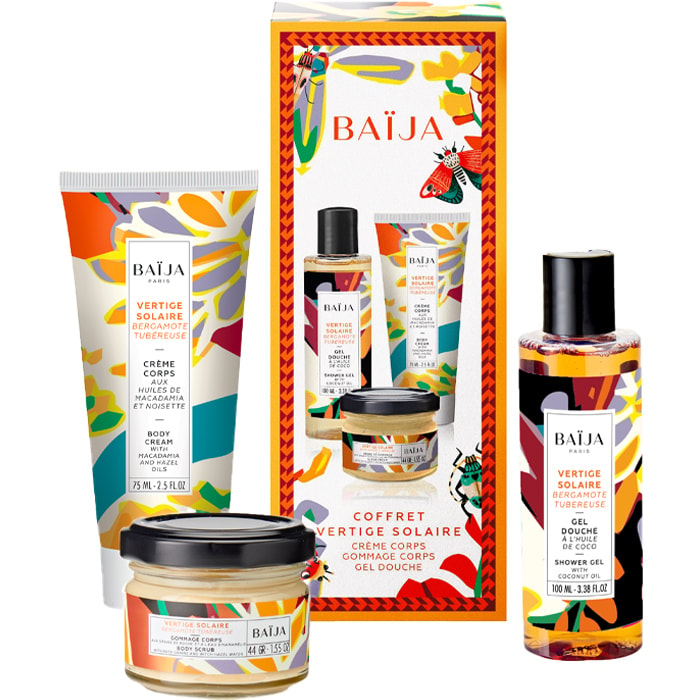 Coffret soin - Vertige solaire - Corps - 3 produits