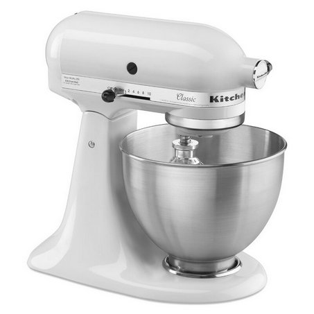Batedeira KitchenAid Classic Series de 10 velocidades e 4,5 litros.