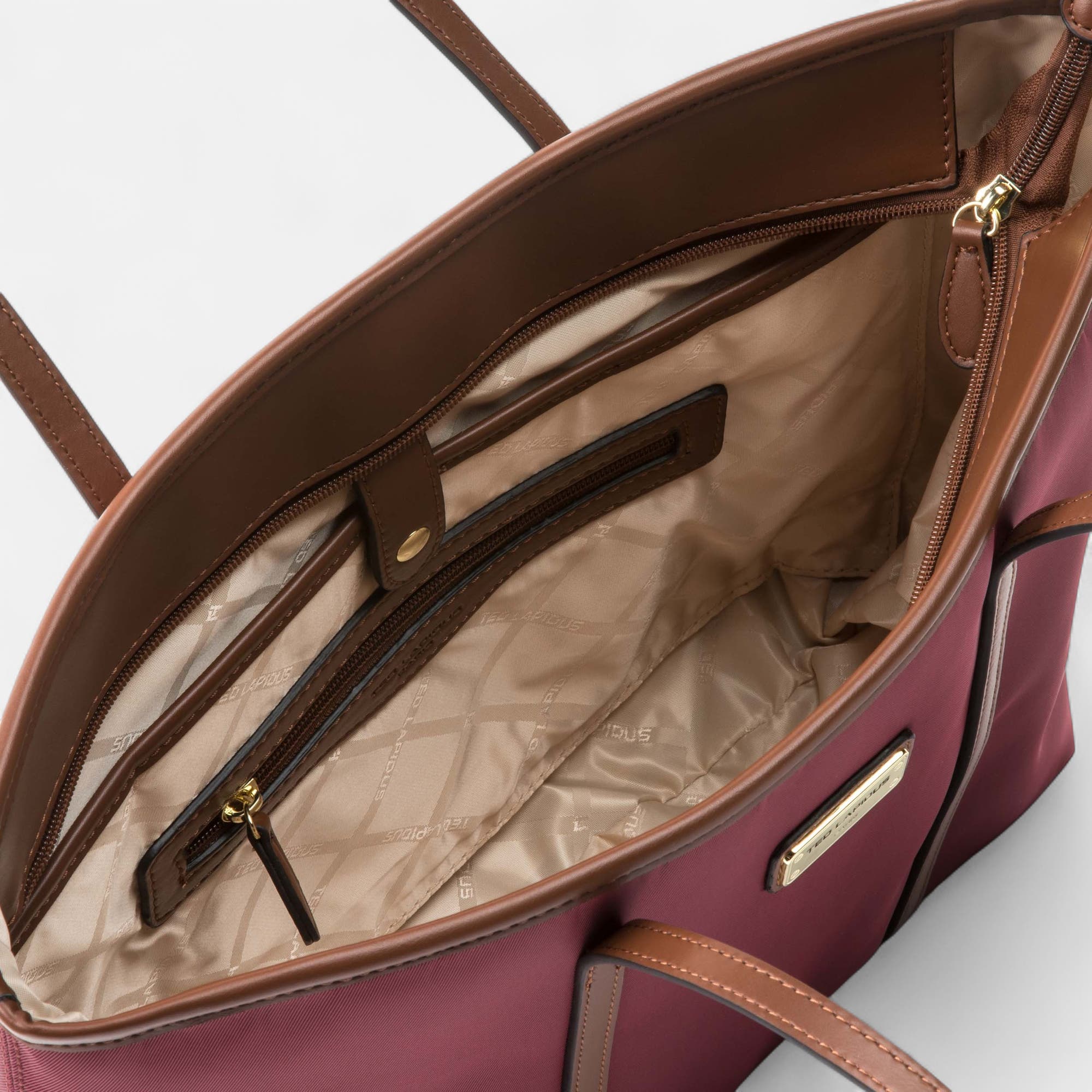 Sac de shopping bordeaux