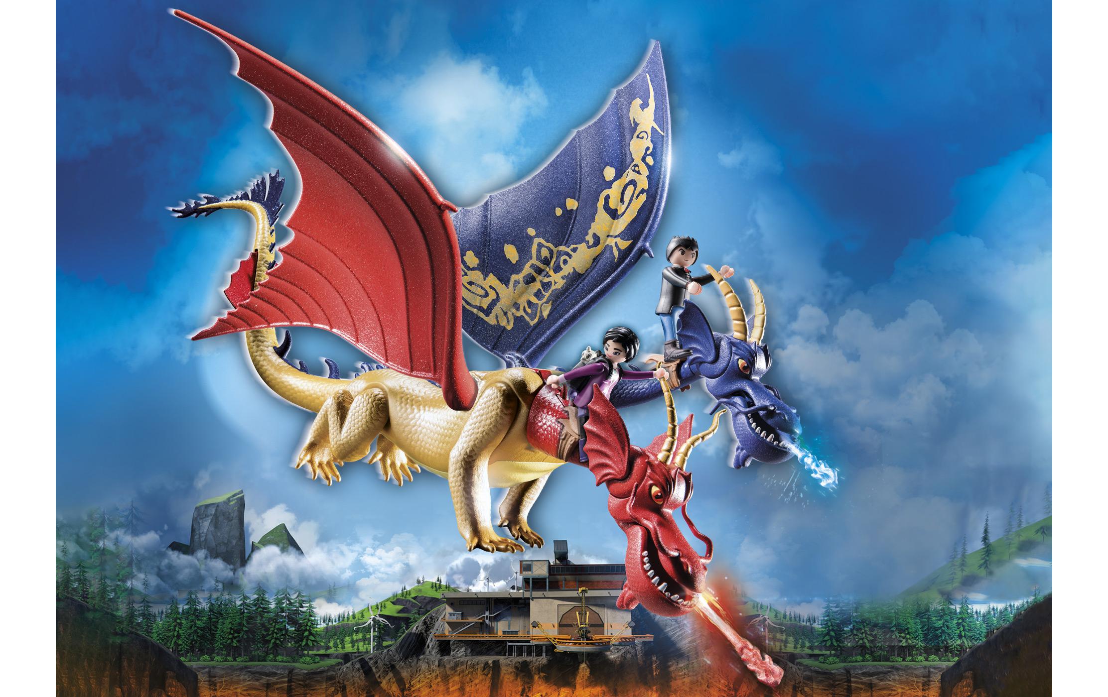 Dragons The Nine Realms – Wu & Wei mit Jun 71080Drachen-Spielset