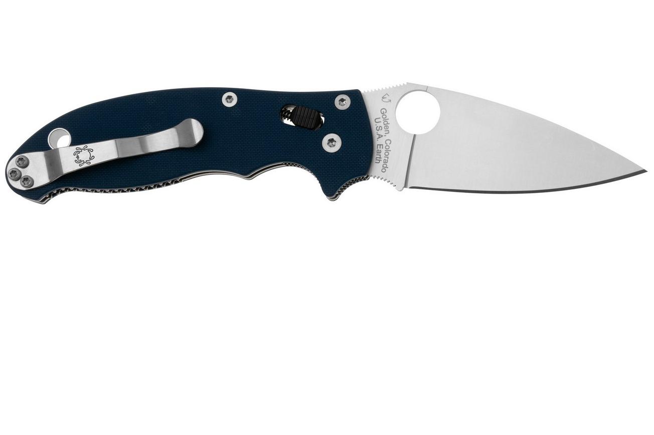 Spyderco Manix 2 CPM SPY27 C101GPCBL2 Cobalt Blue G10 zakmes