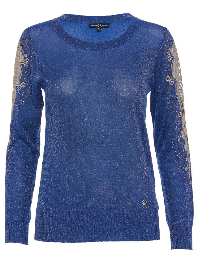 Lurexpullover Metallic Glam