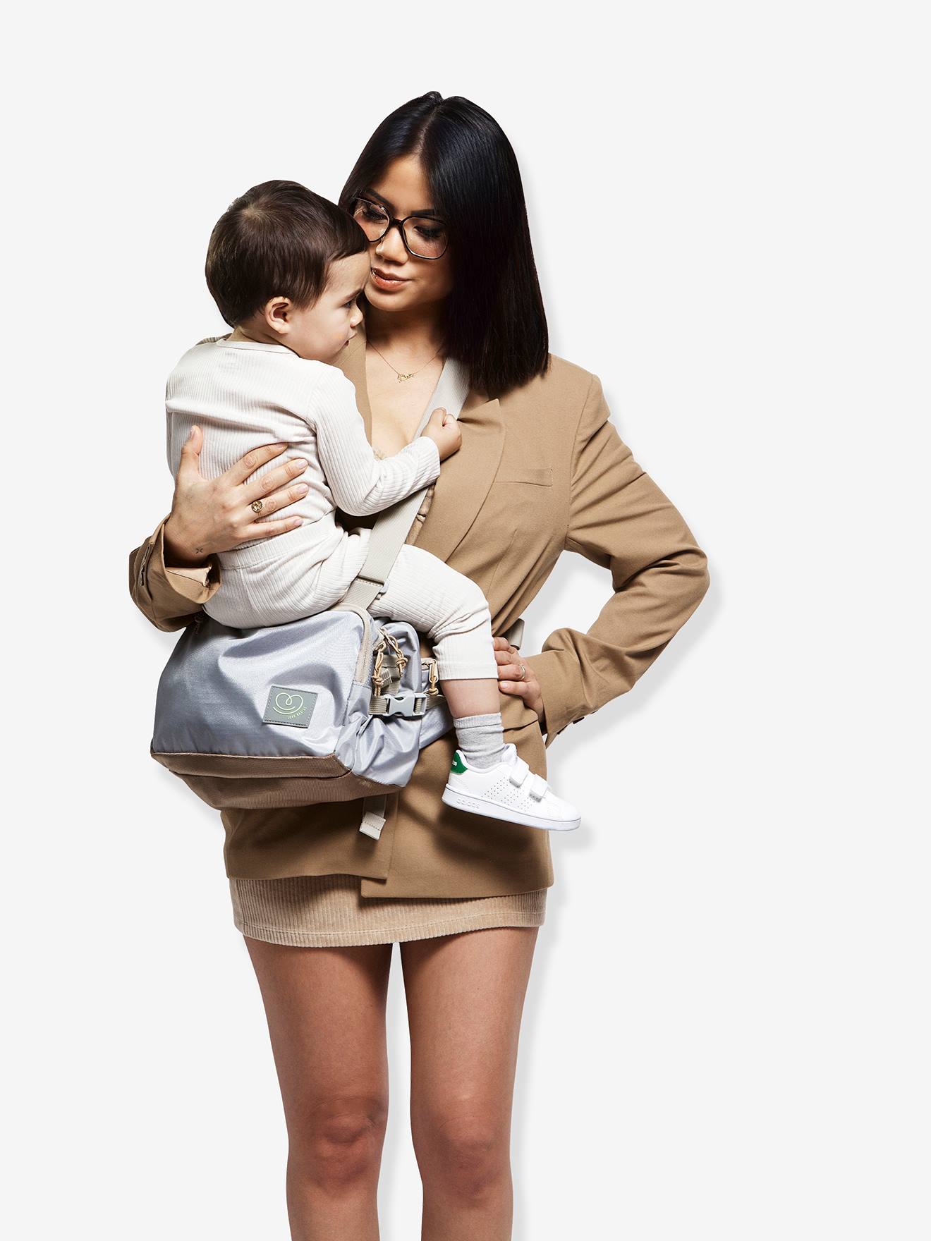 Bolsa de maternidade CaravanBag LOVE RADIUS cinza