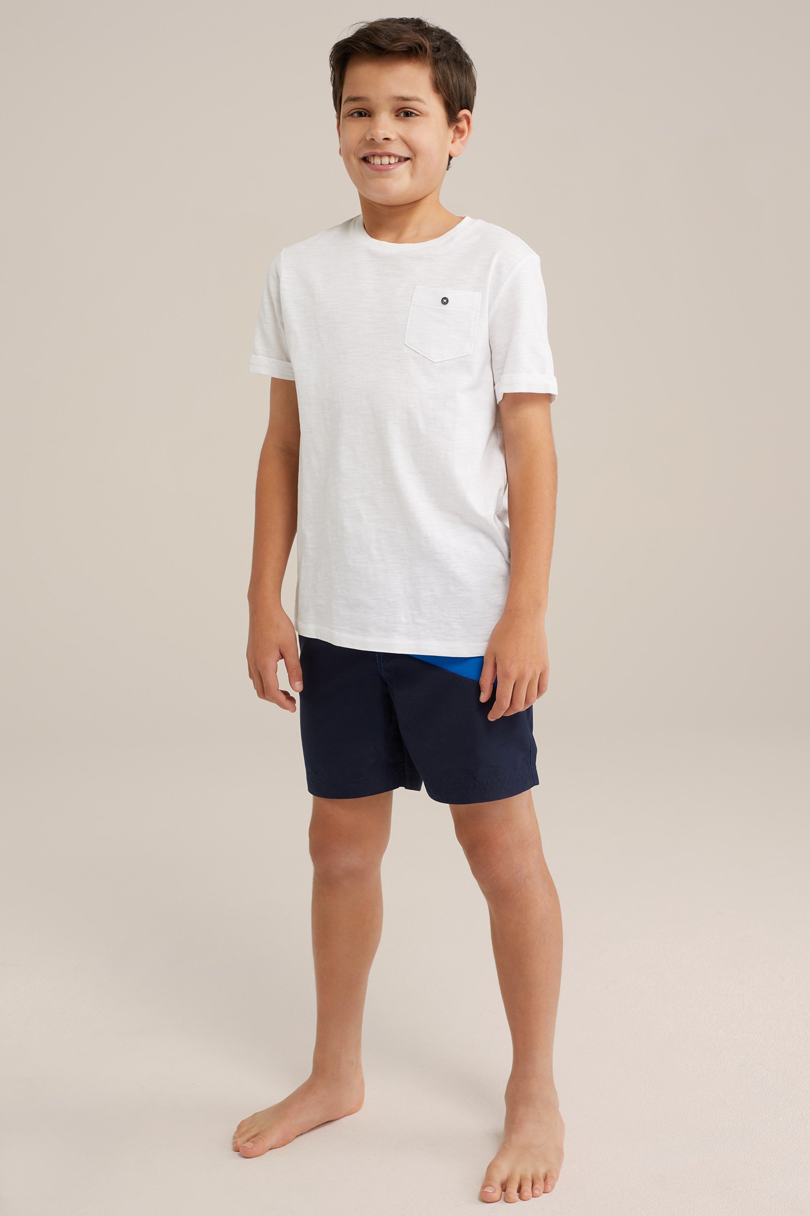 Jongens zwemshort WE Fashion Marineblauw