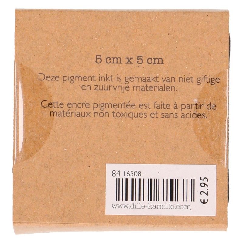 Stempelkussen, donkergroen, 5 x 5 cm