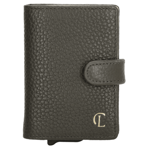 Charm London Union Square Creditcard Etui Donkergroen