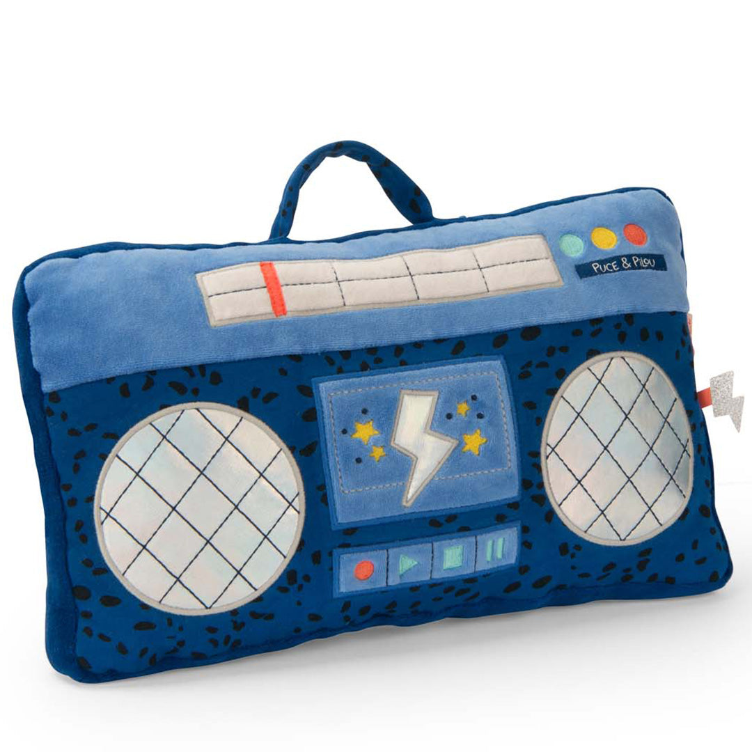 Moulin roty kussen radio puce & pilou