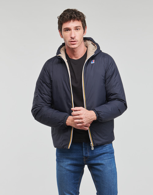 K-Way - JACQUES THERMO PLUS REVERSIBLE Marino / Gris