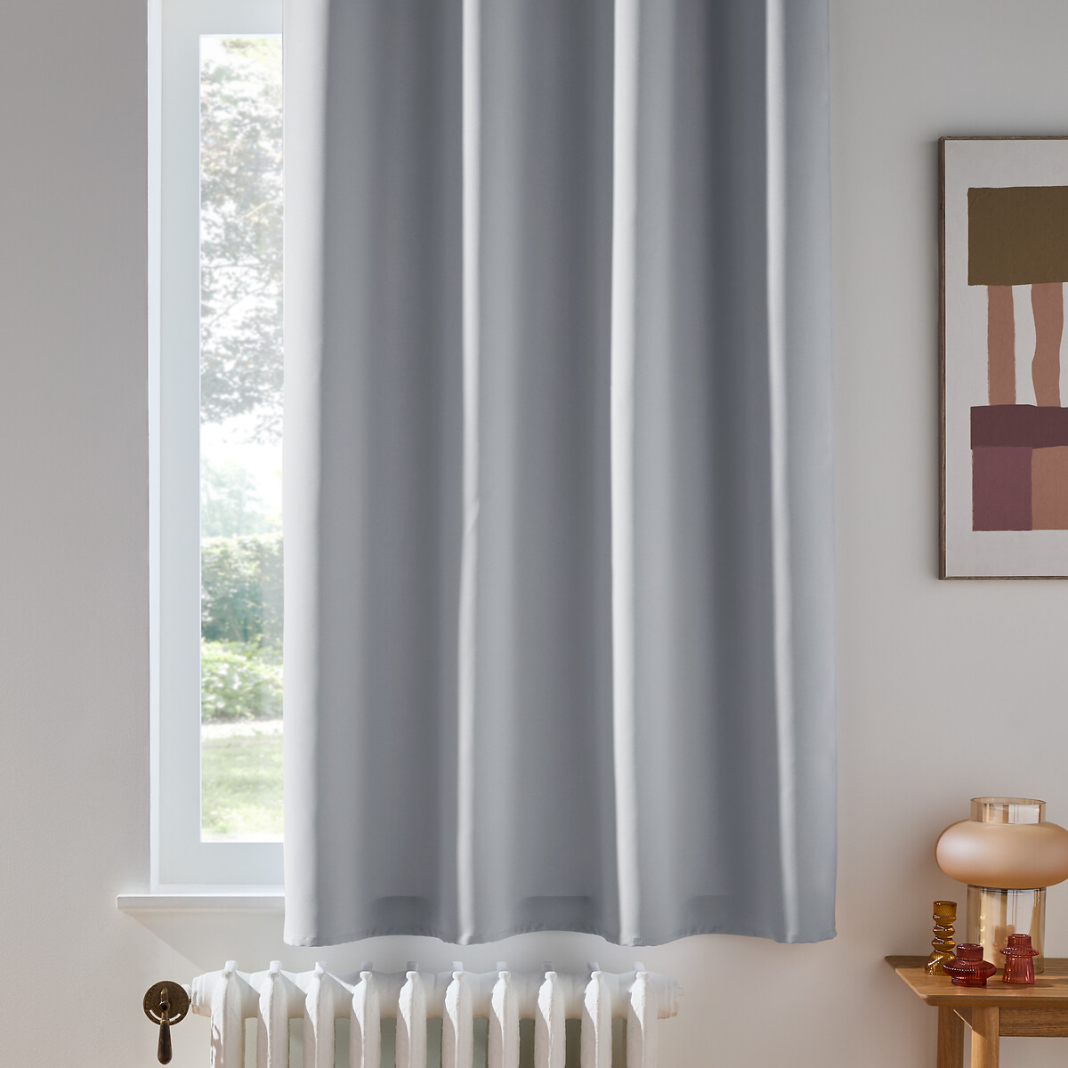 LA REDOUTE INTERIEURS<br>Cortina blackout com ilhós, radiador, Voda