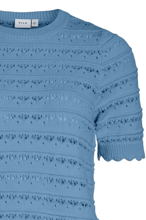 Vila blauwe dames trui