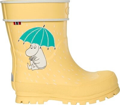 Viking Alv Jolly Mummitrollet Gummistøvler, Light Yellow