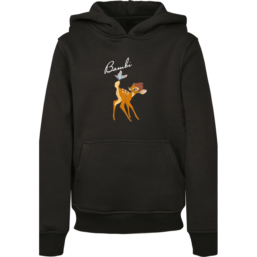 F4NT4STIC Hoodie  Bambi Schmetterling Tail schwarz