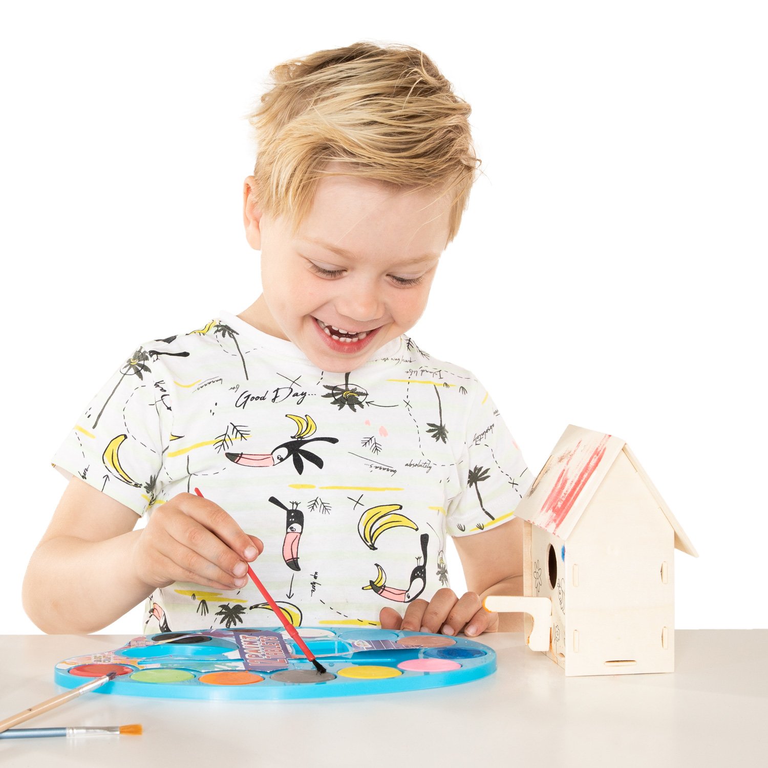 Maak je eigen Houten Vogelhuisje, variatie A