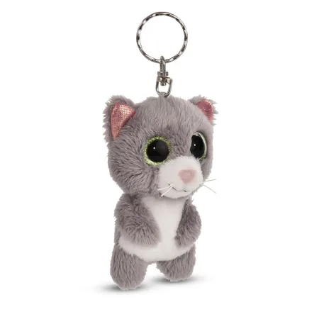 NICI Schlüsselanhänger GLUBSCHIS Katze grau Felinja 9cm