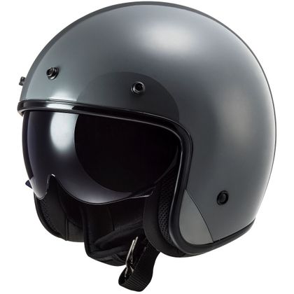 Casque LS2 OF601 BOB - SOLID - Gris