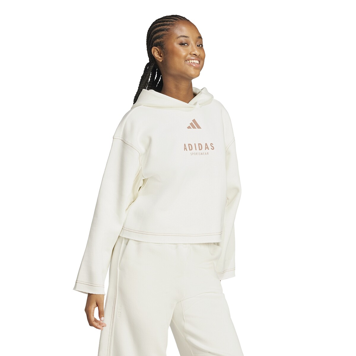 ADIDAS ROUPAS ESPORTIVAS<br>Moletom com Capuz Todas as Estações