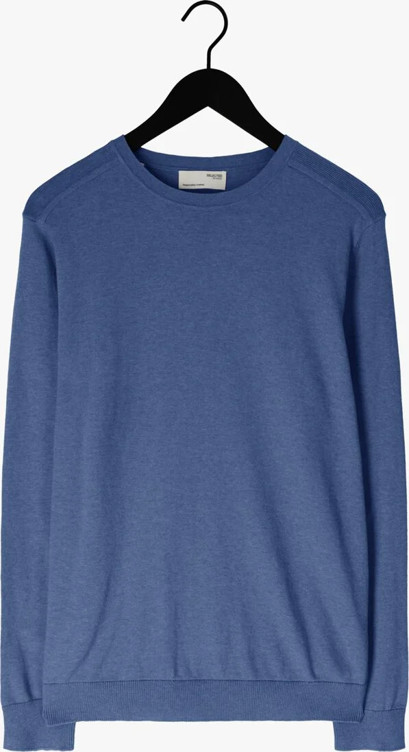 SELECTED HOMME donkerblauwe selected homme trui slhberg crew neck b