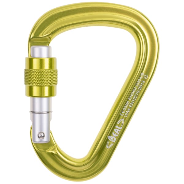 Mousqueton escalade BEAL BE SAFE GREEN