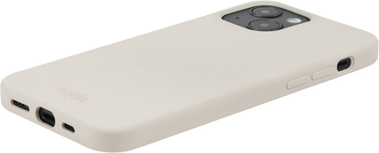 HoldIt Silicone Case iPhone 15 Light Beige Beige