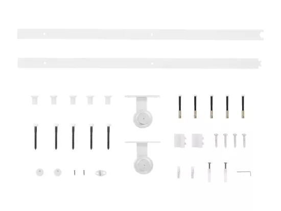 Porte coulissante et kit de quincaillerie 70x210 cm pin massif