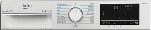 Beko B5T68243W2 Warmtepompdroger - A+++ - 8 kg - Inox - 15 Programma's