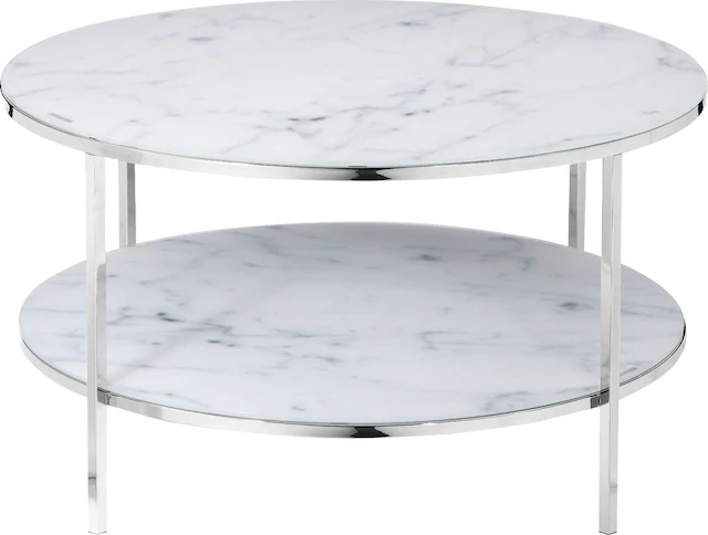 SalesFever Couchtisch »Caorle Coffeetable im minimalistischen Stil« Eleganz trifft Stil: Tischplatten in Marmoroptik