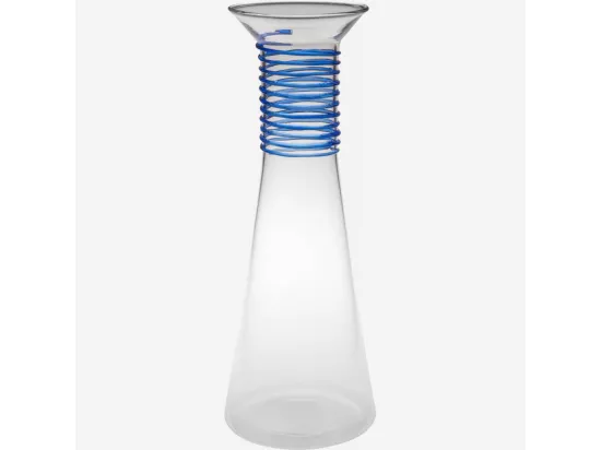 HABITAT - Carafe en verre - 1,1 L - Bleu - Design by Chloé Le Cam - Upie