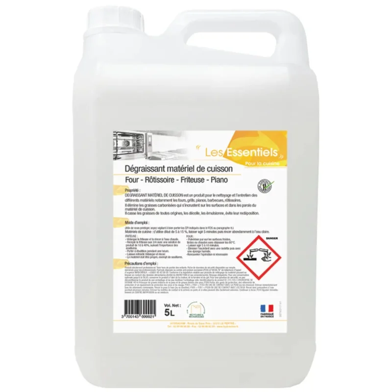 LES ESSENTIELS - Dégraissant matériel de cuisson - 5L