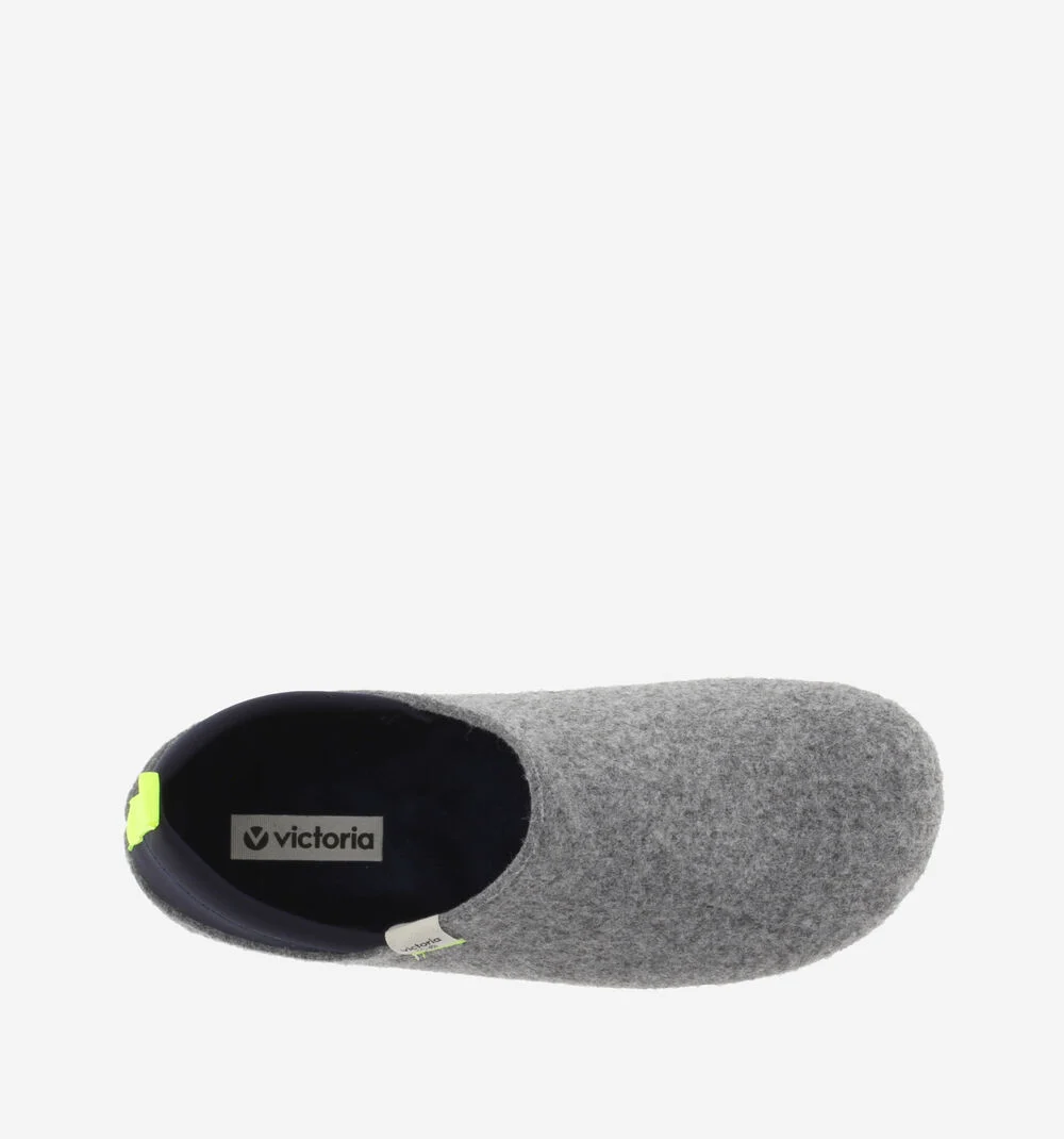 NORTE FELT AND NEOPRENE SLIPPERSGRIS