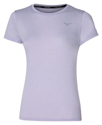 Maillot manches courtes Mizuno Impulse Core Violet Femme