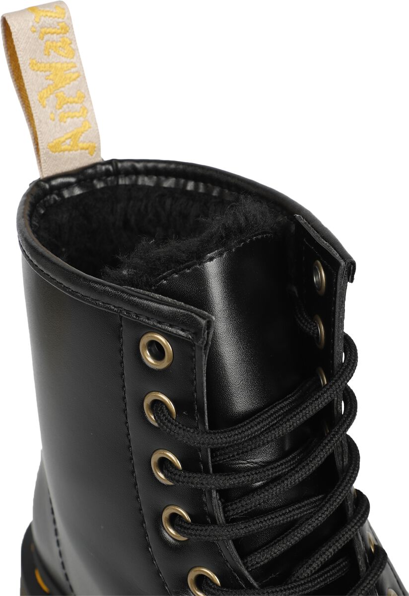 Vegan 1460 - Black Norfolk Flat | Dr. Martens Bottes