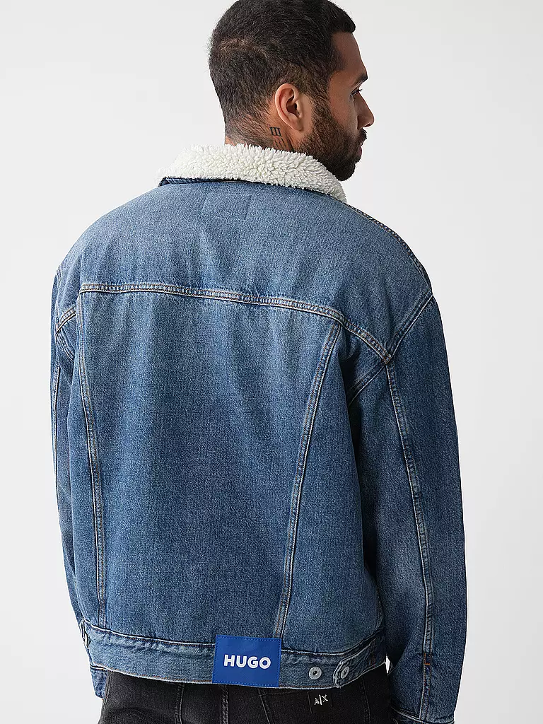 HUGO Jeansjacke DEX blau