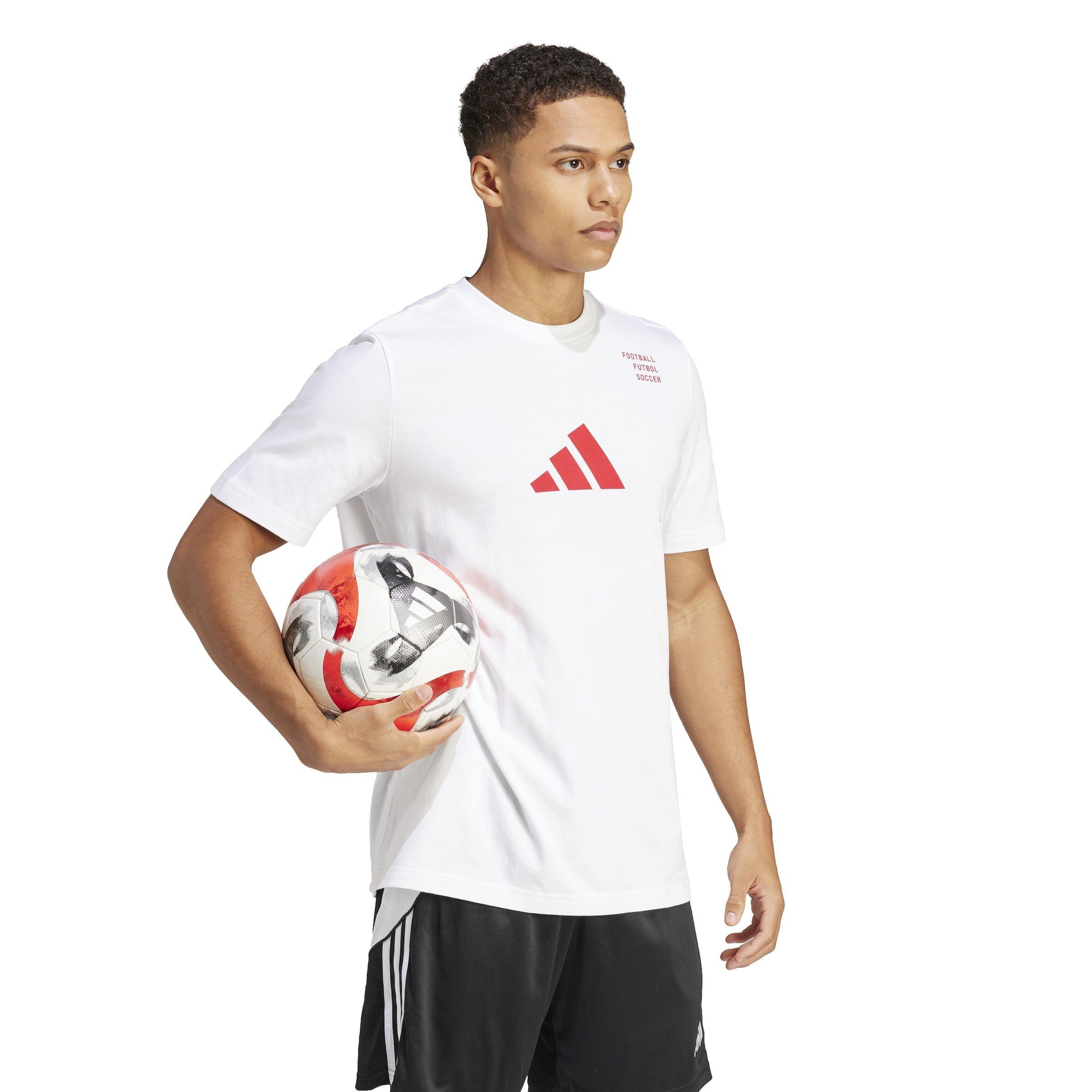adidas Football Category Logo T Shirt Adults
