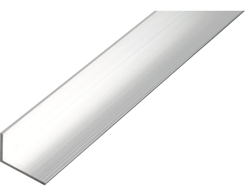 Aluminium hoekprofiel, natuurlijke afwerking, 50x20x2 mm, 2,6 m