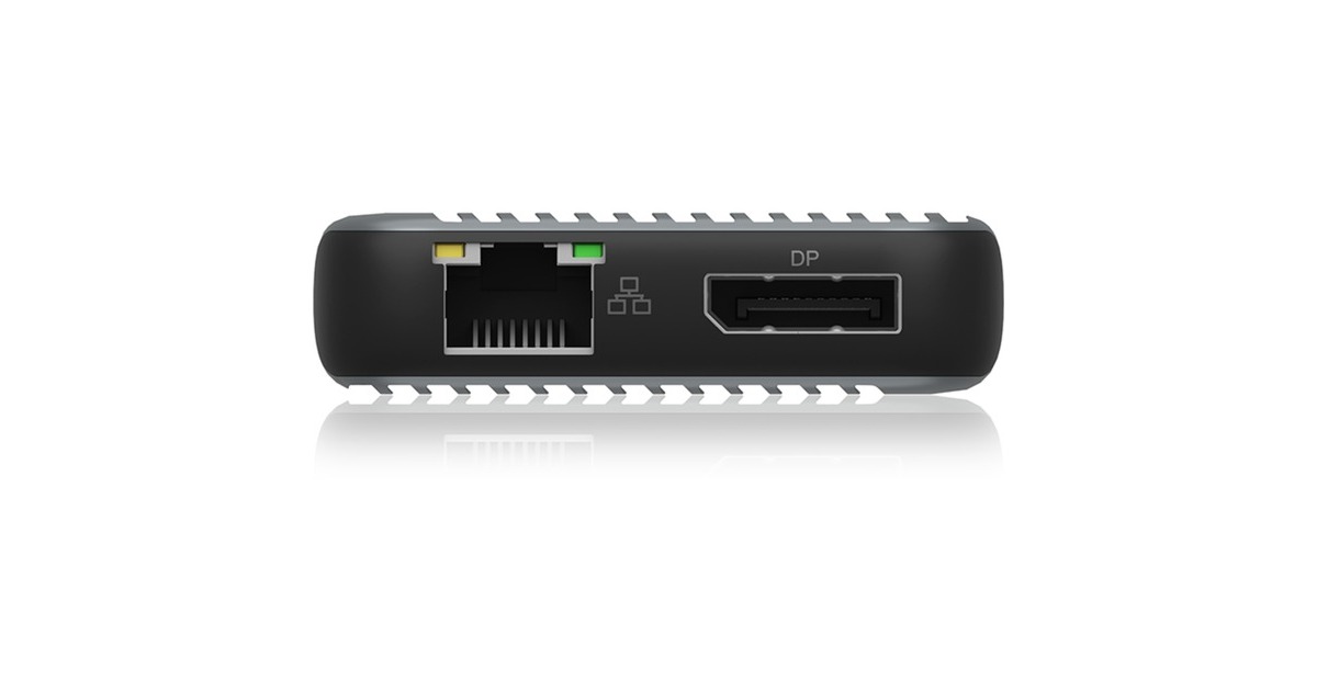 ICY BOXIB-DK4060-CPD dockingstation  (Zwart, HDMI, DisplayPort, LAN, USB-C)