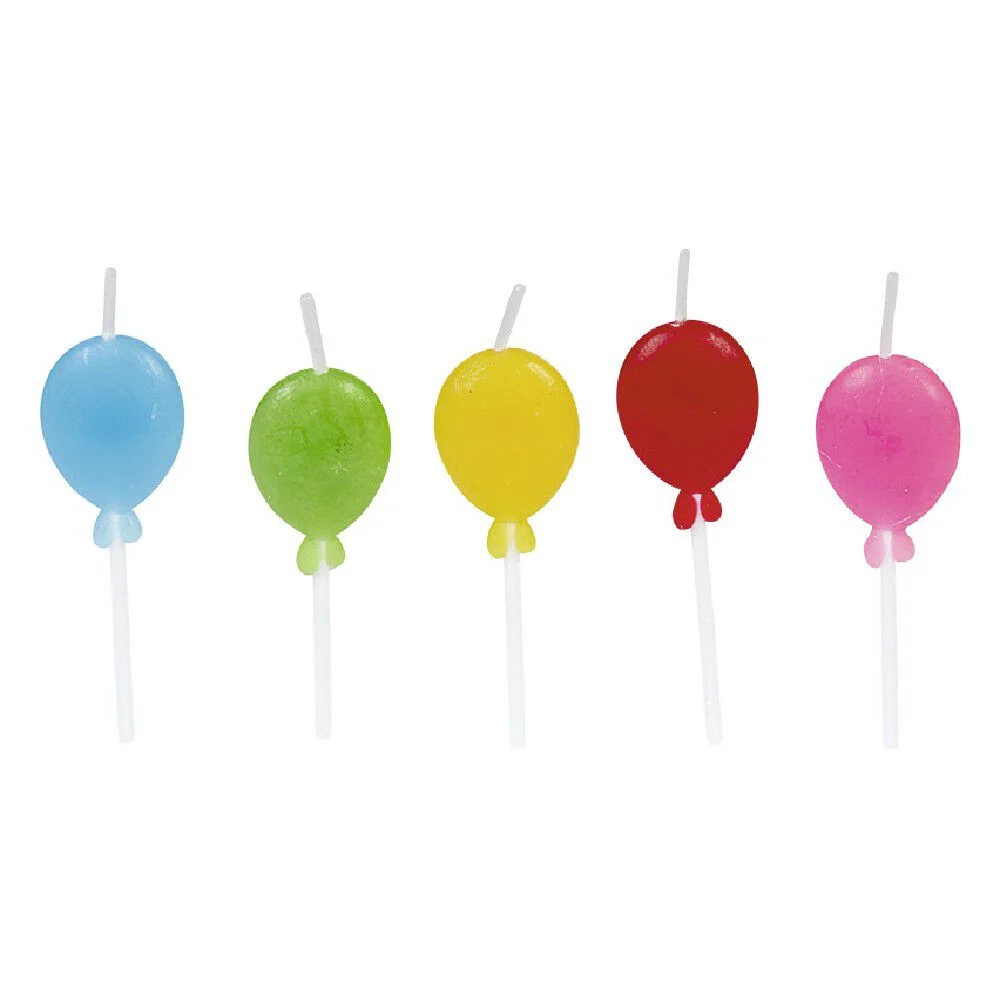 Bougie anniversaire ballon x 5