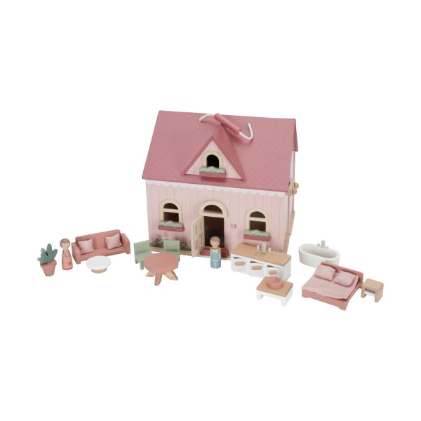Little Dutch Houten Poppenhuis - Small - Pink