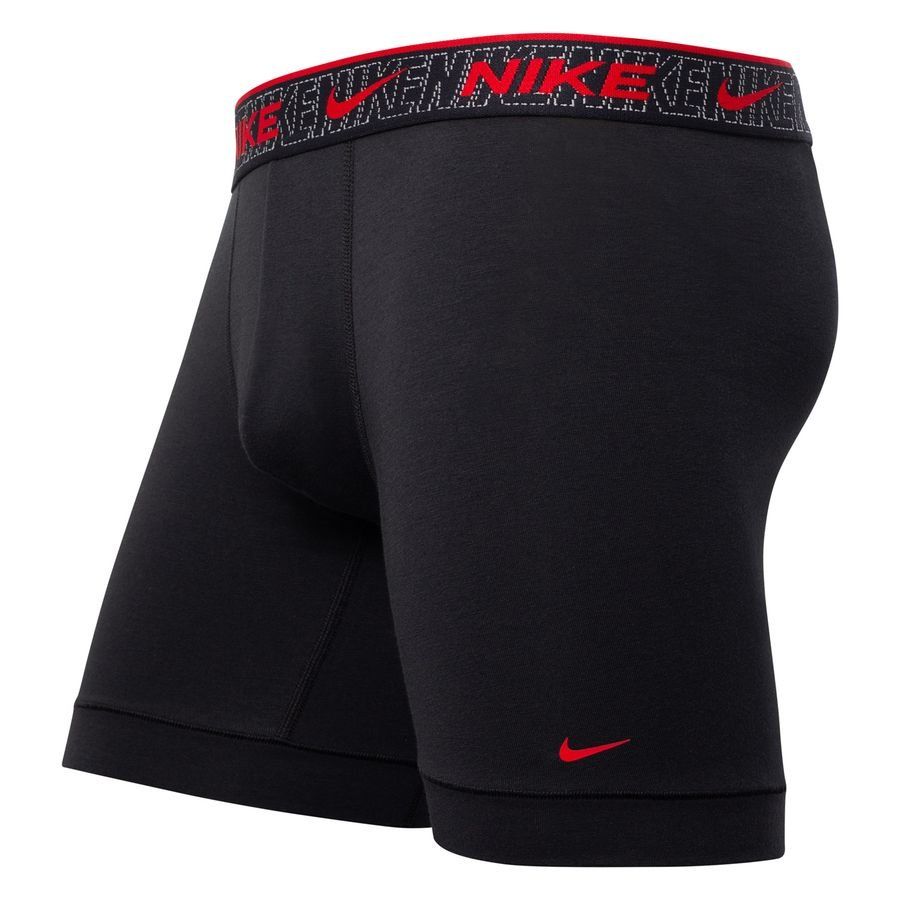 Nike Shorts Boxer Pack de 3 - Noir/Bleu/Jaune Fluo/Rouge