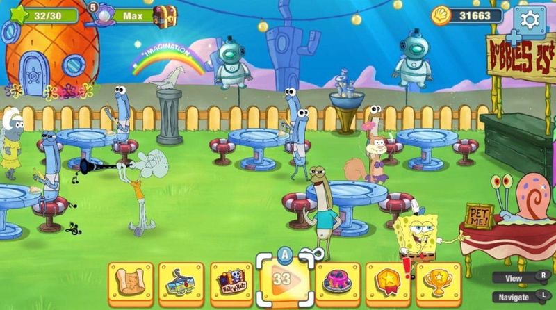 SpongeBob Krusty Cook-Off - Extra Krusty Edition - Retro Game