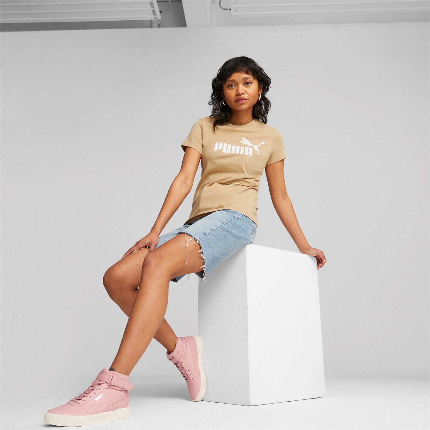 PUMA  Essentials Logo damesshirt