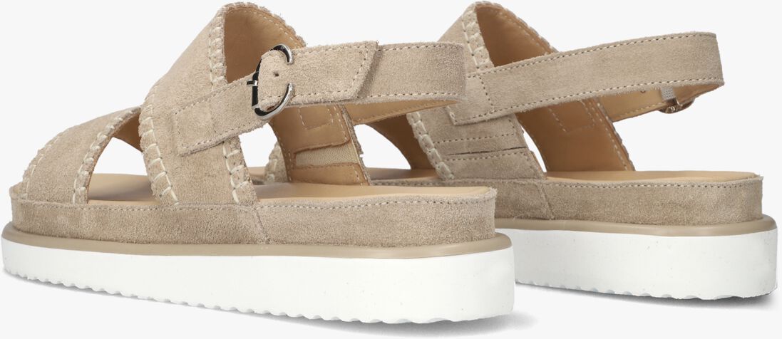 beige ayana platte sandalen 11864