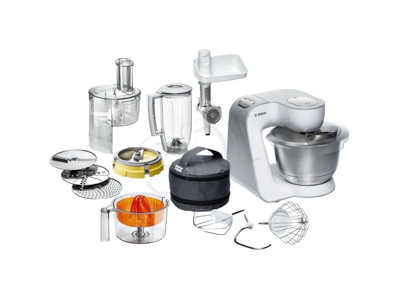 Bosch Styline MUM54251 - Køkkenmaskine - 900 W - hvid/sølv