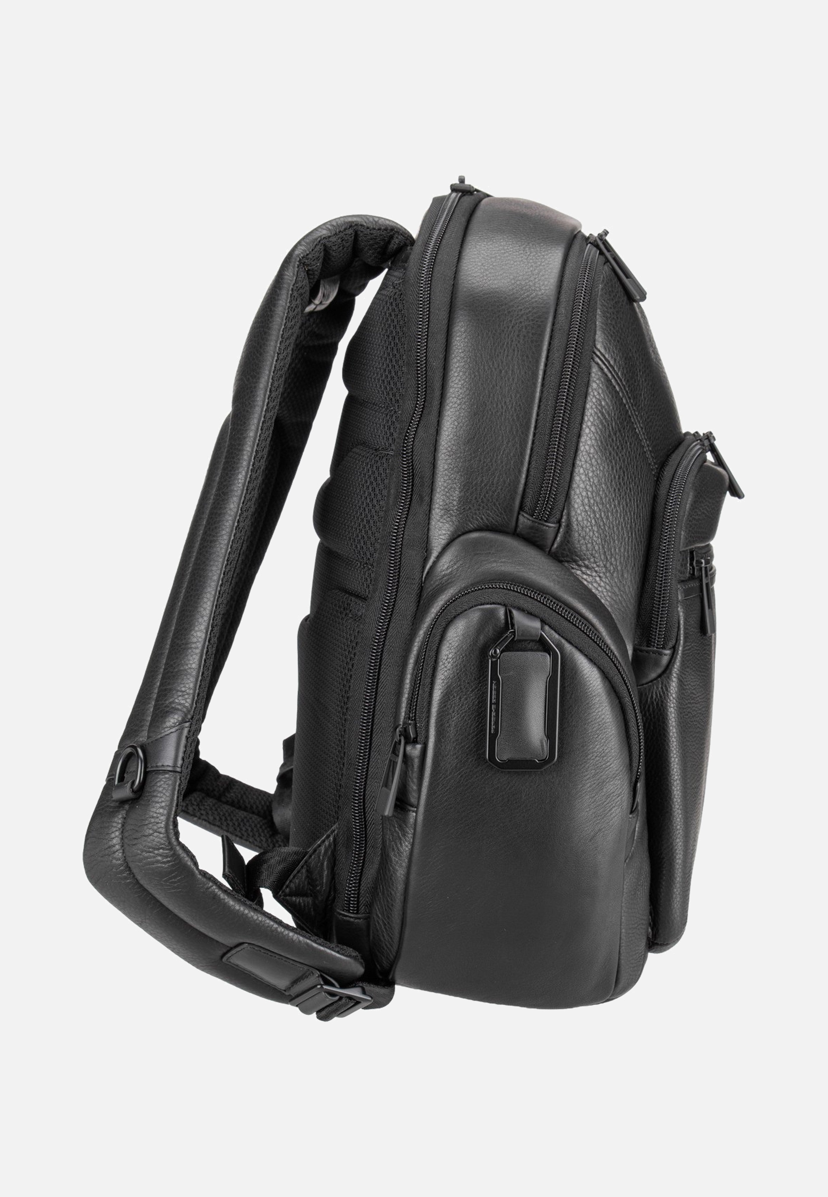 Roadster Leather Evo Backpack Black - Rucksack