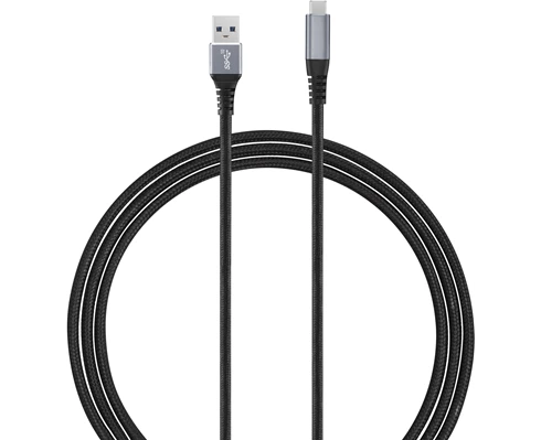 Andersson USB-A - USB-C 3.1 Gen 2 Braided Black/Space Gray 1,5m